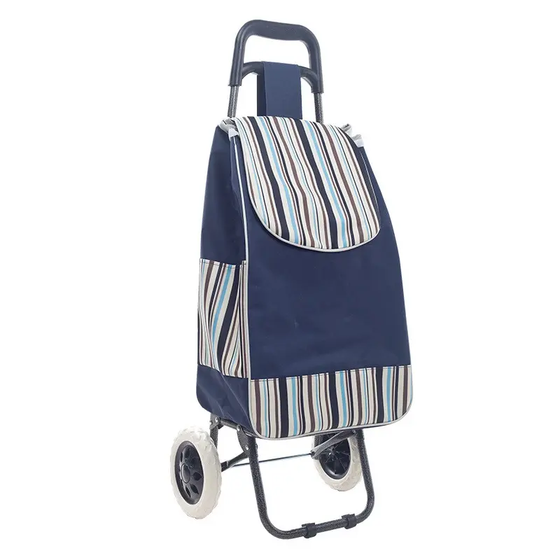 Высококачественные полосатые нашивки на молнии, сумки для багажа с 2 колесами, наборы тележек для покупок