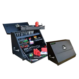 Hurricane 300 30'' Portable Steel <strong>Tool</strong> <strong>Box</strong> with Black Coated Finish <strong>Easy</strong> Handle Steel <strong>Tool</strong> <strong>Box</strong> - Product Image 3