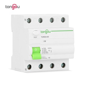 TONGOU 220V 380V 4P 63A 30mA RCD RCCB Disyuntor de dispositivo de corriente residual tipo A - Product Image 2
