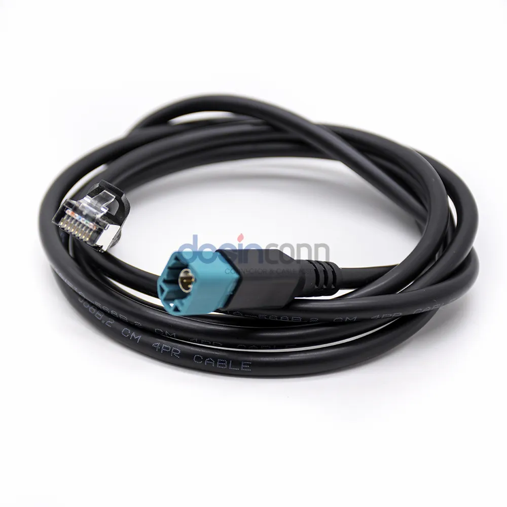 HSD Rj45 Adapter Cable Ethernet Line HSD Z Male Connector to Rj45 Male LVDS Cable