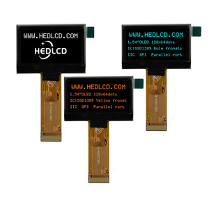 Vendita in fabbrica 1.54 "12864 modulo display OLED 128x64 con SSD1309 SPI I2C parallelo per strumentazione ed elettrodomestici - Product Image 1