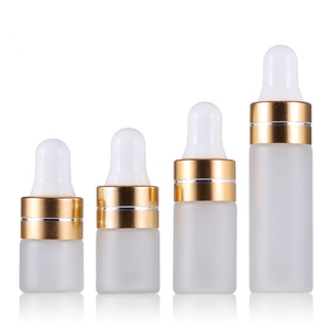 サンプルバイアルミニ1ml2ml3ml5mlエッセンシャルオイルフロストガラスドロッパーアロマ液体ドロップピペットボトル香水 - Product Image 5