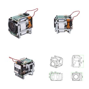 UV-ZNS4104 4mp 4x zoom ottico 50m rilevamento modulo telecamera di uscita ip di piccole dimensioni per drone e uav