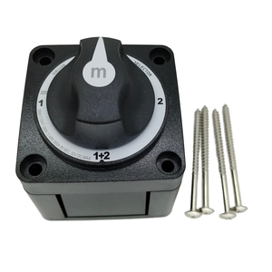 6006200 48V 300A đen đơn mạch 2 vị trí Pin ngắt kết nối chuyển đổi cho xe RV Thuyền biển - Product Image 1