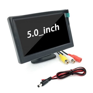 5 Inch or 4.3 Inch Car Monitor TFT <strong>LCD</strong> 5&quot; HD Digital 16:9 800*480 <strong>Screen</strong> 2 Way <strong>Video</strong> <strong>Input</strong> for Reverse Rear View Camera DVD VCD - Product Image 1