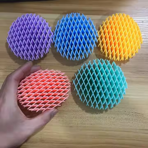 Unisex tiktok Fingertip cảm giác giải nén Đồ chơi đàn hồi Net Venting biến dạng căng thẳng reliever mới lạ nhựa gag đồ chơi - Product Image 2