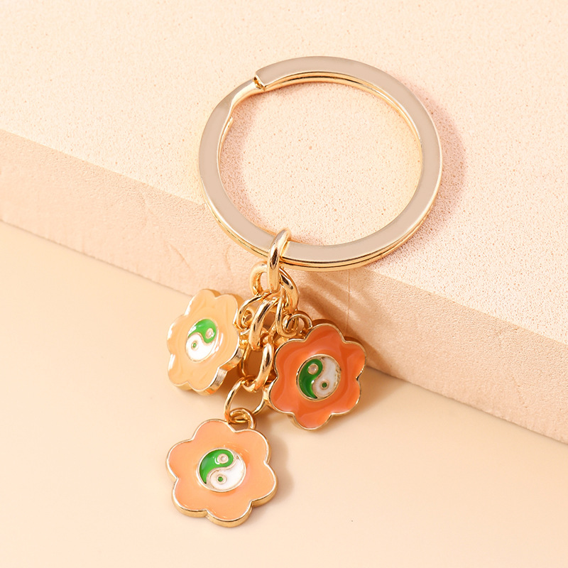 Fiore Taiji arancione vivace