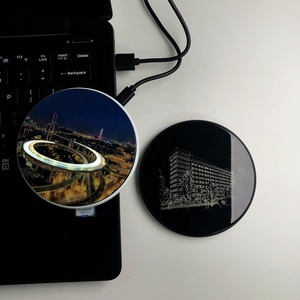 Yeni kablosuz hızlı şarj 15W destek hızlı şarj mobil şarj kablosuz iPhone ve android için LED ışık logosu - Product Image 6