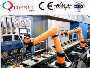 Robot de línea de producción automática, 6 ejes, 6 dof, brazo, sistema robótico estándar europeo, 5kg, 10kg de carga útil - Product Image 3