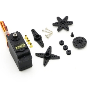 高トルク銅ギアサーボ180度360度MG996R MG946R MG995 MG945ロボット20KG防水 - Product Image 1