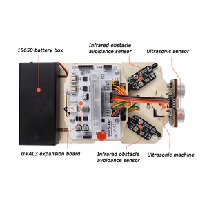 STEM science educational compensato kids self robot assemblaggio giocattolo di programmazione - Product Image 4