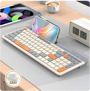 New K100 Factory OEM Dual Mode <strong>Keyboard</strong> and Mouse Set 2.4G Blue Tooth Wireless <strong>Keyboard</strong> Mouse Comb Mobile Phone Stand <strong>Function</strong> - Product Image 4
