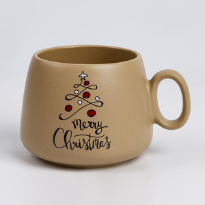 Christmas <strong>Coffee</strong> <strong>Mug</strong> Christmas Handmade Ceramics Teacup Creative Christmas Cup for Gifts Party Home <strong>Decor</strong> - Product Image 4