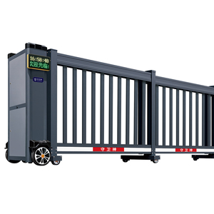 Hiện đại cổng hàng rào thiết kế tự động có thể thu vào cổng trượt đóng mở cổng - Product Image 6