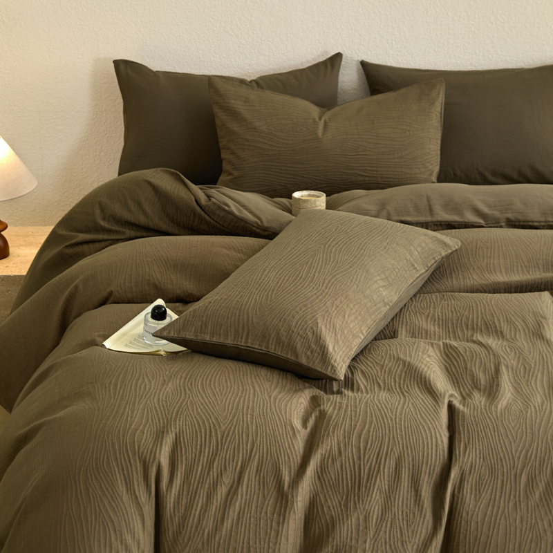Mia-Green Coffee: Jacquard de lujo de estilo nórdico