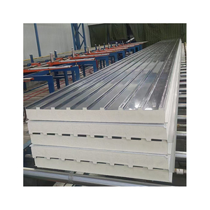 Prepainted Sheet Metal Polyurethane Facade <strong>Aluminum</strong> Insulation WALL <strong>PANEL</strong> PU EPS <strong>Sandwich</strong> ROOF <strong>Panels</strong> for Cold Room