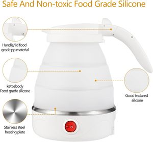 Auto Power off Folding Electric Kettle Mini <strong>Portable</strong> Travel Kettle with Temperature <strong>Control</strong> for Household Use Keeps Warm - Product Image 3