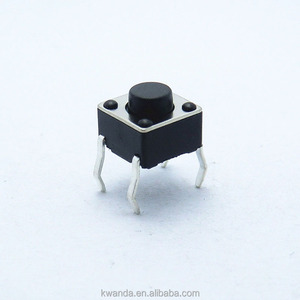 Micro pulsante interruttore tattile 6*6 SMT 5mm di altezza 4pin Plug-in PCB 1 no1nc struttura elettronica in plastica per elettrodomestici - Product Image 4