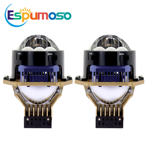 新しいデザイン3レーザーBi LEDプロジェクターフォグライト防水65w Biプロジェクトヘッドライトアルミニウム高低ビーム卸売スポットライト - Product Image 1