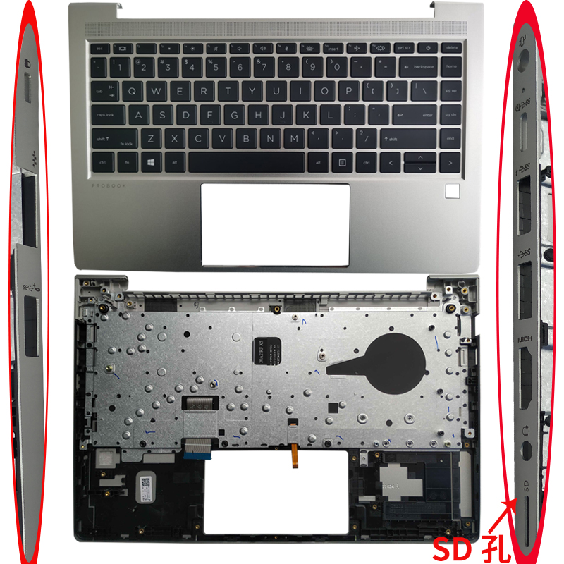 440 G8 us Keyboard Backlit c shell sd hold