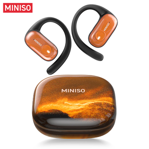 MINISO MS185 TWSワイヤレススポーツイヤホンHiFiサウンド品質5.4 Bluetoothカラーストリーマー照明効果ノイズキャンセル - Product Image 1