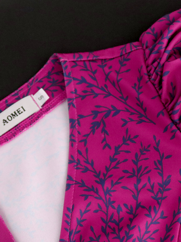 Rose Sexy Party Shiny Spaghetti Empire Sheath Women's Prom Ruffles Dresses