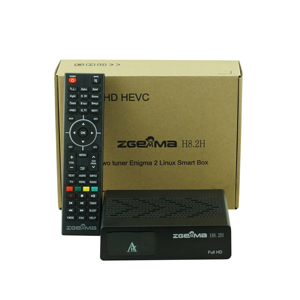 Decodificador de TV Satelital H8.2H Full HD-Sintonizador/X + 1/C Enigma2 Linux y sistema operativo, 1/2/1/2/2"