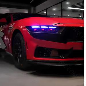 For Ford Mustang S650 GT 2024 <strong>2025</strong> <strong>Red</strong> Demon Eye Style Type 24-25 Headlamp Auto <strong>LED</strong> Headlights Assembly for Car RGB Headlight - Product Image 3