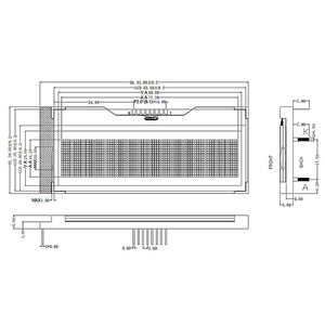 Venta de fábrica 3,3 pulgadas 92*38MM 1602 16x2 COG LCD Módulo de pantalla de caracteres más grande con interfaz ST7032I IIC retroiluminación naranja - Product Image 5
