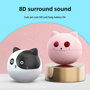 Fofos sem fio bonitos para crianças Bloototh 5.0 fone de ouvido com cancelamento de ruído e microfone embutido Deep Bass Touch Control impermeável