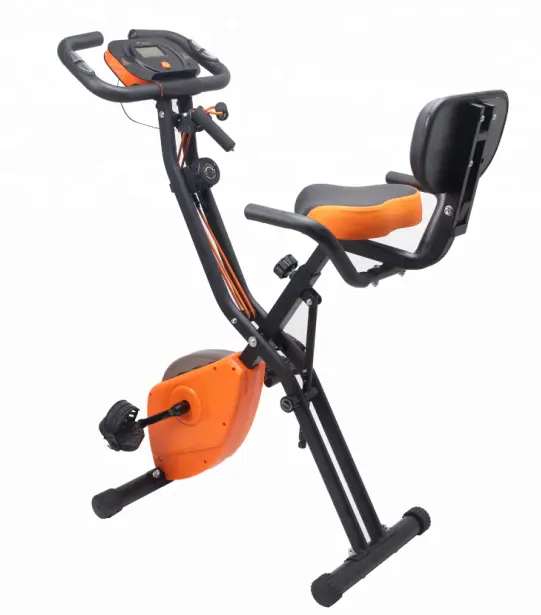 실내 접이식 훈련 운동 자전거 LCD 컴퓨터 모니터 스크린 피트니스 장비 체육관 스포츠 운동 자전거