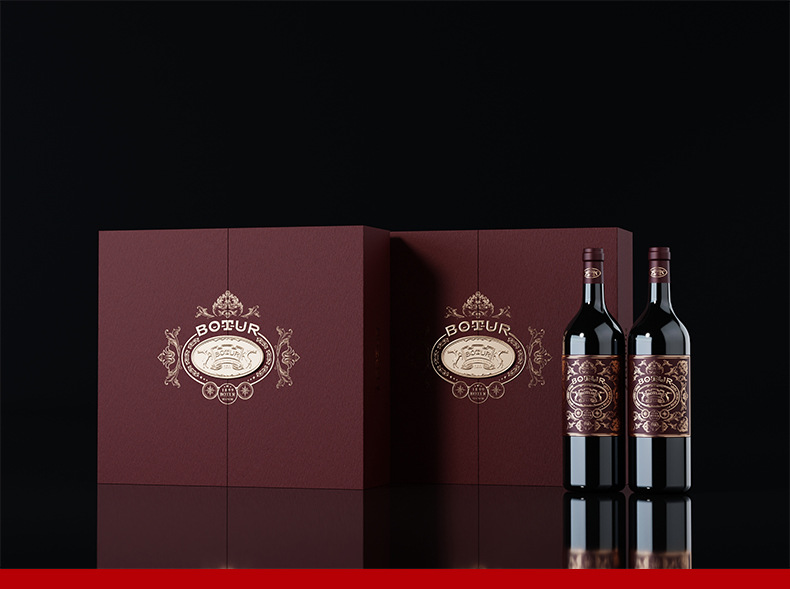 Coffret cadeau de vin rouge