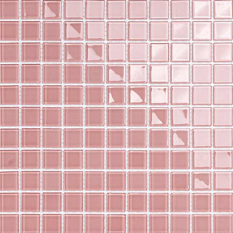 2530 light red glass mosaic