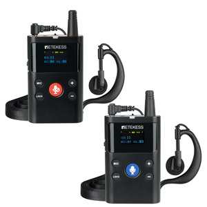 Two Way Communication <strong>Intercom</strong> Tour Guide <strong>System</strong> for Receiver to Speak Equestrian Horse Riding Training <strong>Factory</strong> Retekess TT126 - Product Image 2