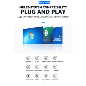 Newest Portable USB3.0 4-Port Hub Super Speed 5Gbps Micro <strong>USB</strong> 3.0 Splitter with External Power Adapter Perfect <strong>PC</strong> Accessory - Product Image 6