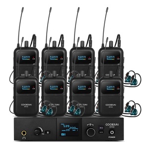 ER102 kablosuz kulak monitör sistemi 8CH sahne performansı ve ses yayın izleme ekipmanları için izleme - Product Image 1