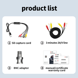 影音/BNC/S-视频输入视频会议/实时流图像标清视频采集卡 - Product Image 6