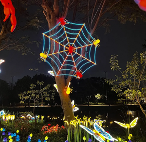 Led dải ánh sáng deguisement trang trí lớn Spider webr decoracion Para sân dấu trang trí nội thất cho Halloween - Product Image 2