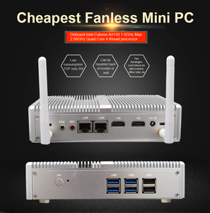 Mini pc industrial con doble LAN, Ordenador personal Linux/wins10 DDR3L c-eleron N3700, económica, dual HD, BT, wifi - Product Image 2