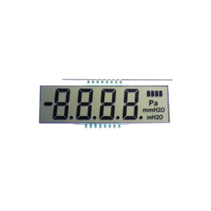 Werkseitig angepasste Monochrom 4 5 6 7 8-stellige 7-Segment-Klein-TN-HTN-LCD für die elektrische Gas-LCD-Bildschirm anzeige der Spender pumpe - Product Image 1