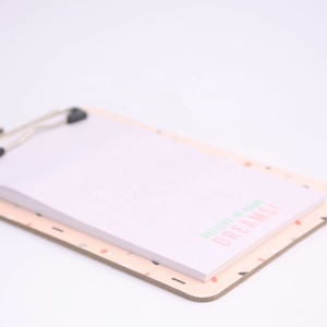 <strong>Custom</strong> Made <strong>Notepad</strong> with Metal Memo Pad Paper Clip Board Bloco De Papel Com Prancheta - Product Image 2