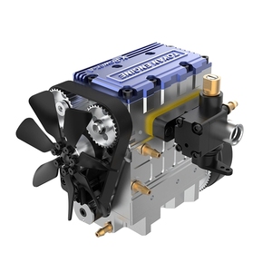 ניסוי מדע פיסיקה צעצוע טואן X-POWER מנוע 4 שבץ בתוך קו צילינדר תאומים מנוע עבור דגם שליטה מרחוק