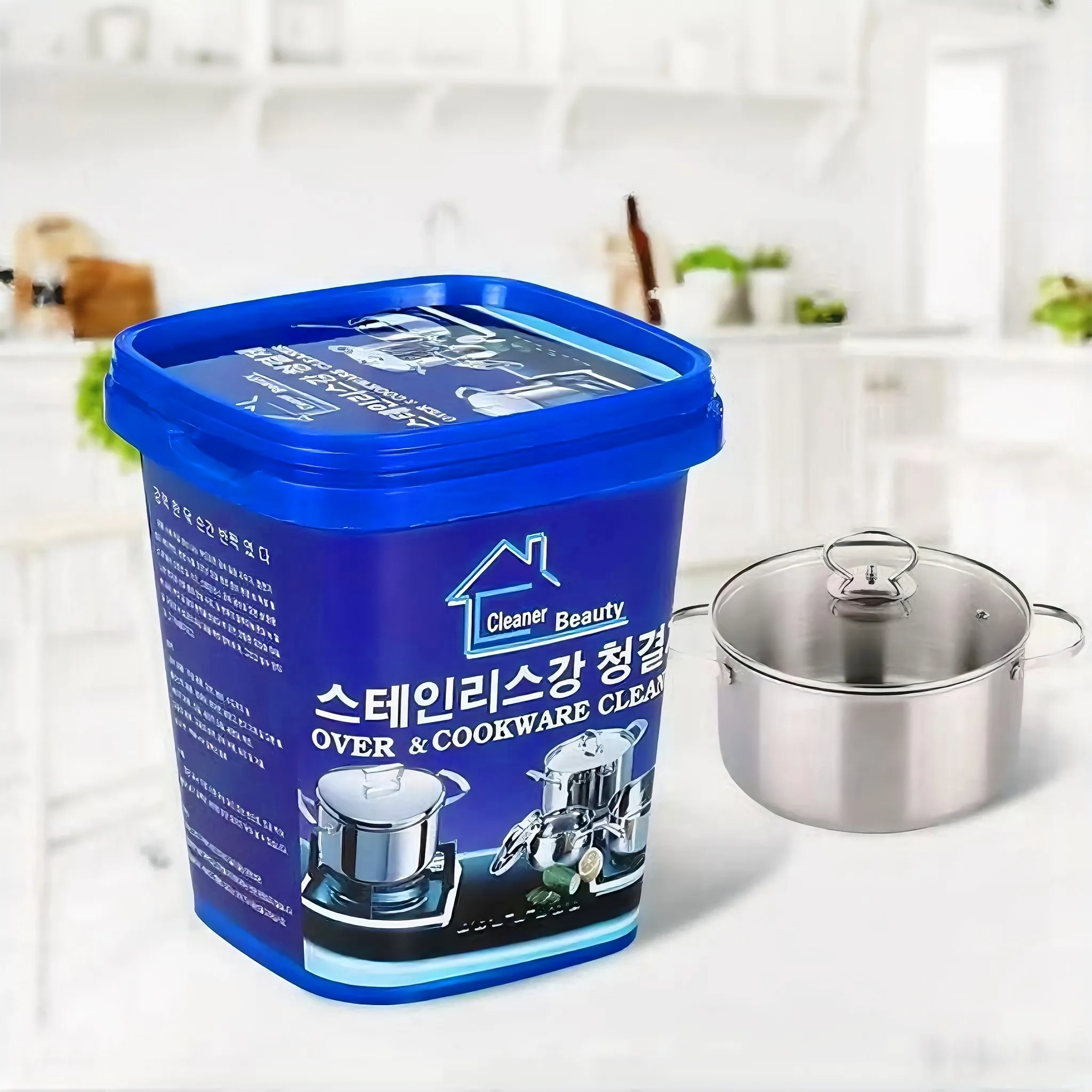 Stainless Steel Cookware Cleaning Paste Household Kitchen Oven Cookware Cleaner Multipurpose Cleaner & Stain Remover