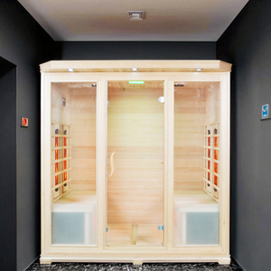 2025 vendita calda 4 persona macchine per Sauna a infrarossi lontani buon prezzo per Sauna capsula Spa infrarossi
