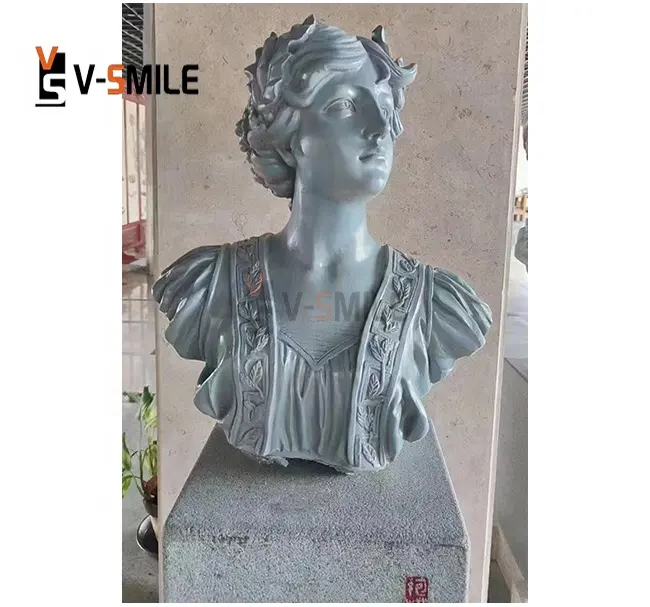 Home Decor Marble Roman Man Bust Statue Sculptures for Sale