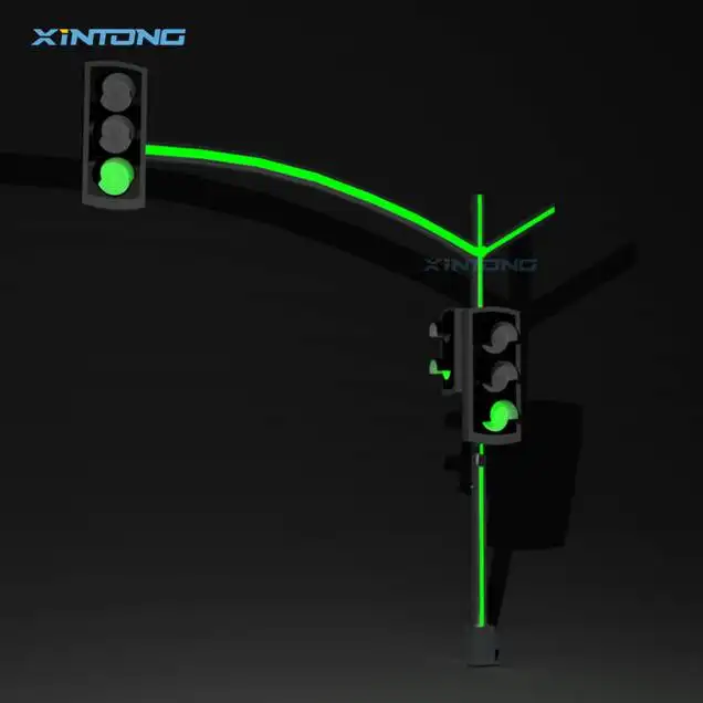 XINTONG-poste de luz de señal de tráfico de acero galvanizado