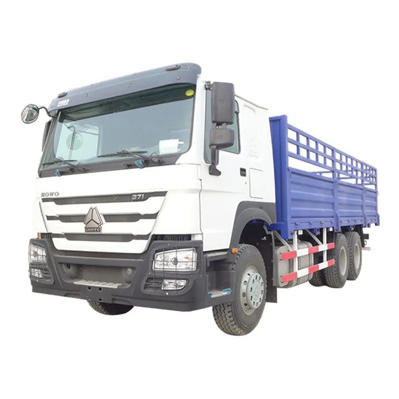 Ikinci el Sinotruk Howo kargo kamyonu 6x4 10 Wheeler 371HP ağır çit kamyon fiyat satılık