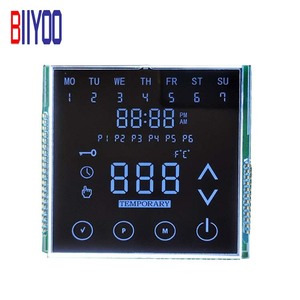 Tamaño personalizado 7 segmentos 3 4 5 6 10 12 dígitos Tn Fstn Va Lcd pantalla táctil termostato Lcd para controlador de temperatura pantalla Lcd