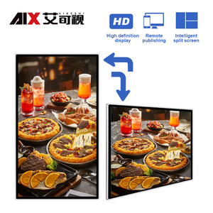 <strong>LCD</strong> Ultra Thin High Resolution Wifi Wall Mounted Touch Screen <strong>LCD</strong> Advertising <strong>Display</strong> for Retail Store - Product Image 6