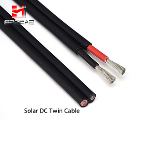 Twin Solar Dc Cable 2 <strong>Core</strong> Solar Cable Two <strong>Core</strong> Twin <strong>Core</strong> 2c 4mm Solar Cable Double Dc Solar <strong>Wires</strong> Tuv Certificated - Product Image 4
